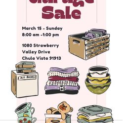 Garage Sale 8/15 Sunday