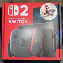 NINTENDO SWITCH 2 CONSOLE + MARIO KART WORLD BUNDLE! *NEW IN HAND*