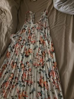 Floral Maxi Dress with Spaghetti Straps