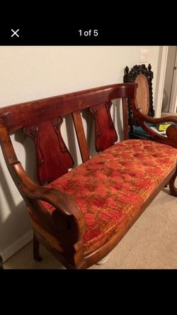 Love seat, rocker, chair set