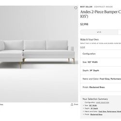 west elm sofa