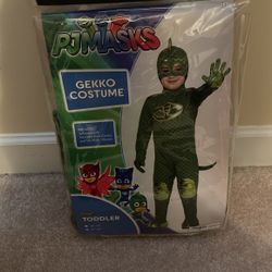 Pj Masks Gekko Costume 5T - 6T