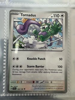 Tornadus Pokémon Card 120/142 SCR
