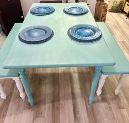 farmers table & benches