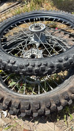 Geo max 120/80-19 rim and tire