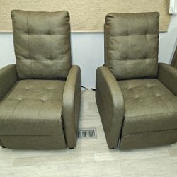 New Matching Leather Recliners ($20 Delivery)