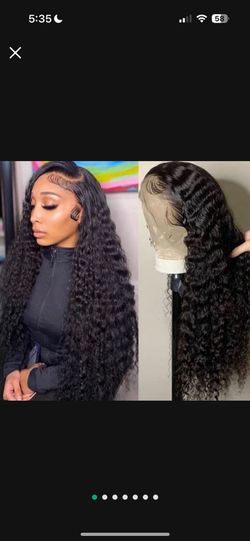 Human Hair Wig Curly 36 Inches 