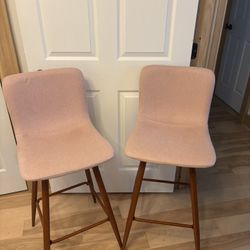 Pink Bar Stools (Set Of 2) 
