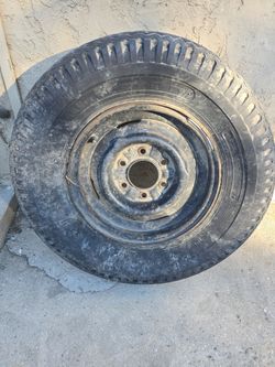 1964 chevrolet chevy c10 6 lug 15 inch wheel and tire