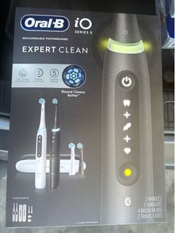 Brand New Oral-B iO Series 5 Expert Clean Electric Toothbrush Set