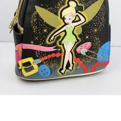 Disney Loungefly Tinker bell Glow In The Dark Mini Backpack