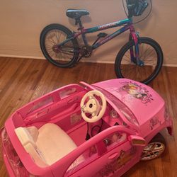 Disney Car and Kids Bike 