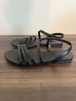 Naturalizer Black Strappy Sandal