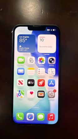 iPhone 14 unlocked 256gb battery capacity 86% mint condition pick up Tustin blue