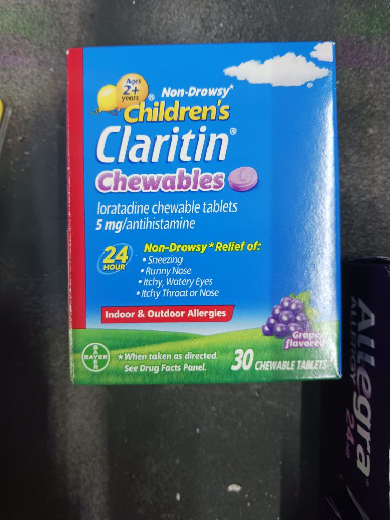 Claritin  Alergy Childrens Chewable Non Drowsy 