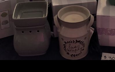 Two Scentsy warmers