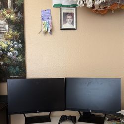 Duel Computer monitors, HP 22cwa