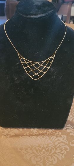 Vintage Design 10kt Gold Necklace
