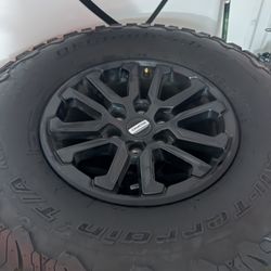 2024 Ford Raptor OEM rims and tires 