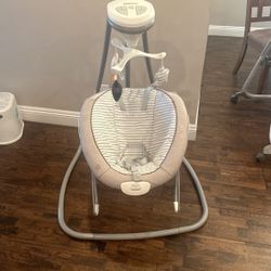 Graco Duetconnect Deluxe Multi-direction Baby Swing And Bouncer