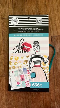Accessory book: stickers, sticky notes, notepad (636pcs)