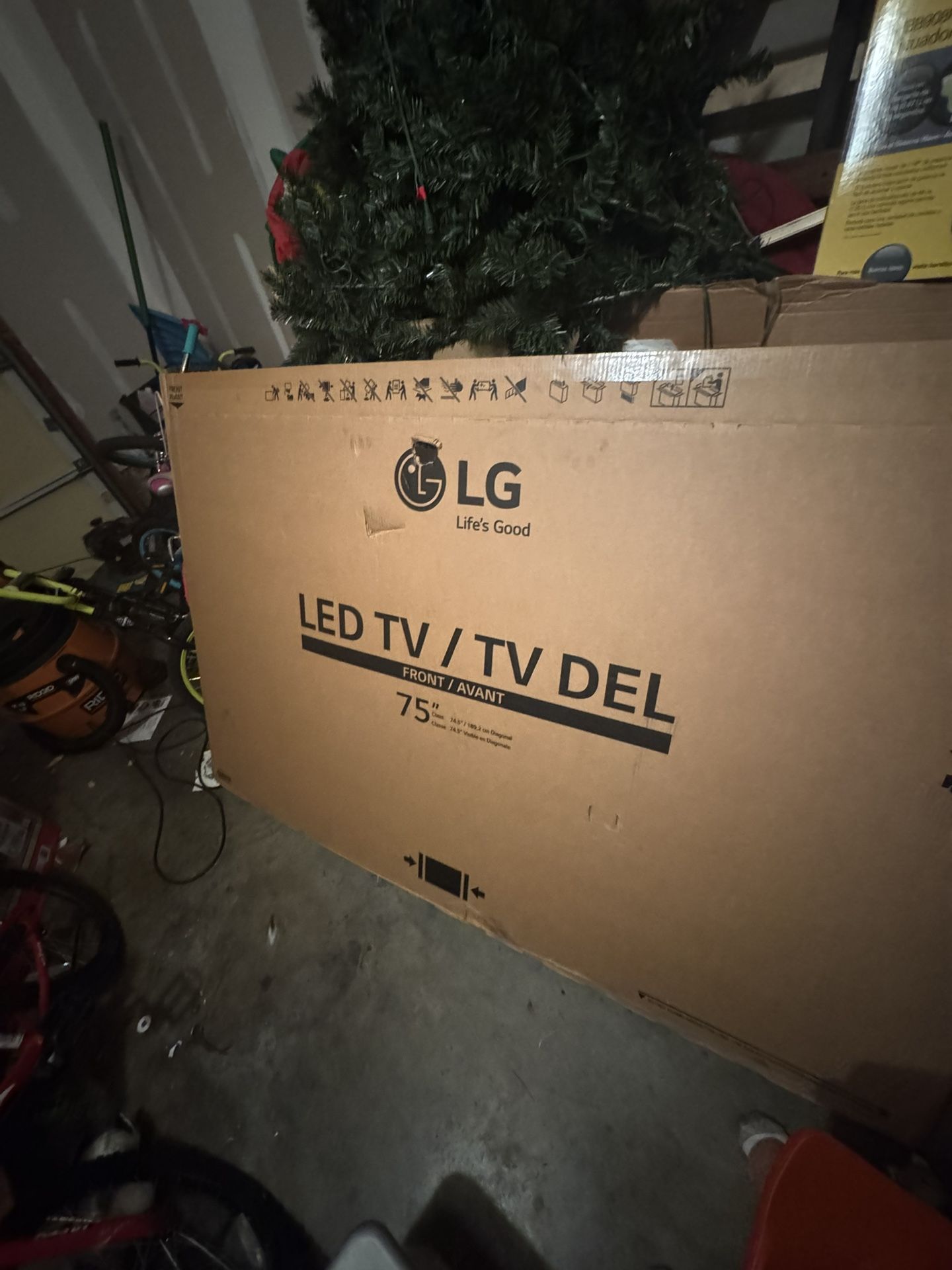 75” LG LED TV