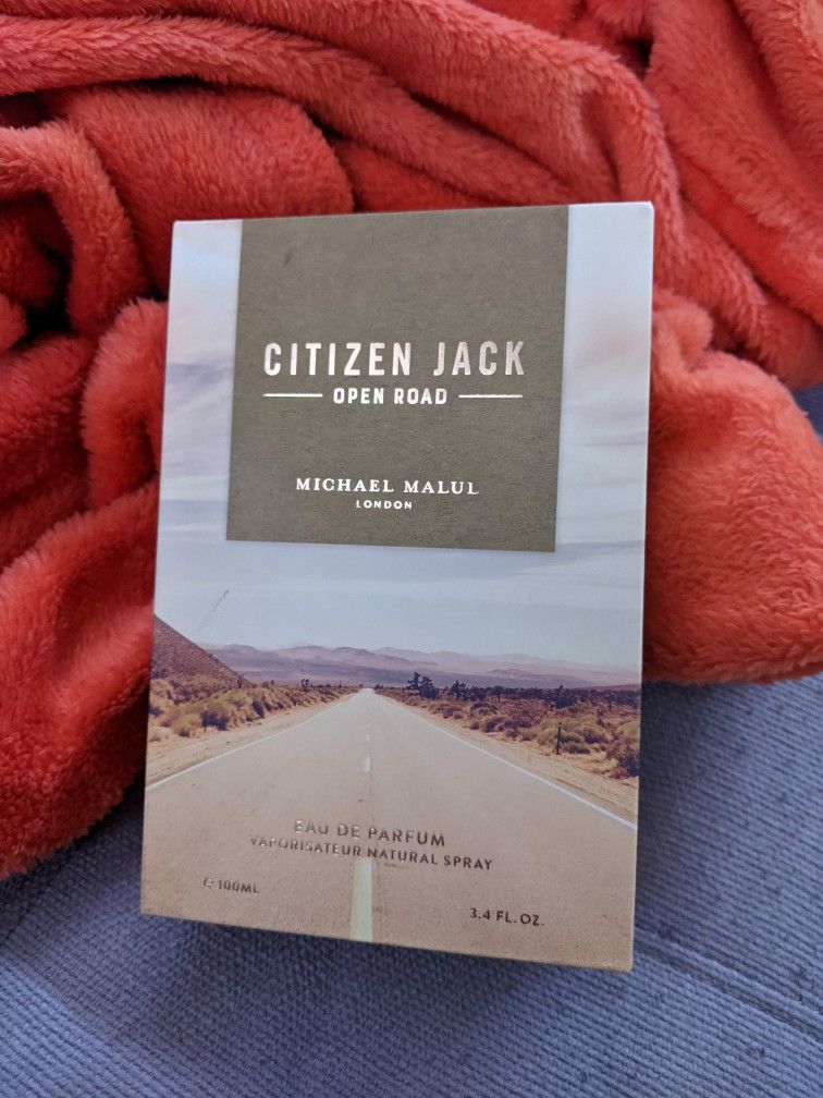 Michael Malul - "Citizen Jack Open Road" 100ml mens cologne parfum. Brand new, sealed ($80 cash)