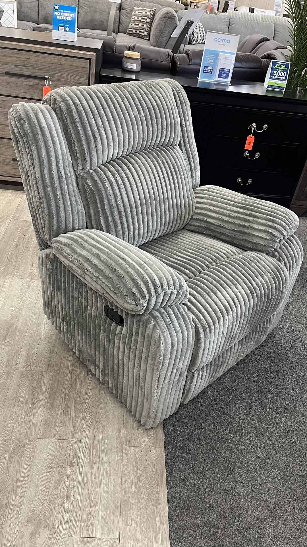 Gray Recliner Chair