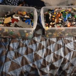 2 Bins Of Legos