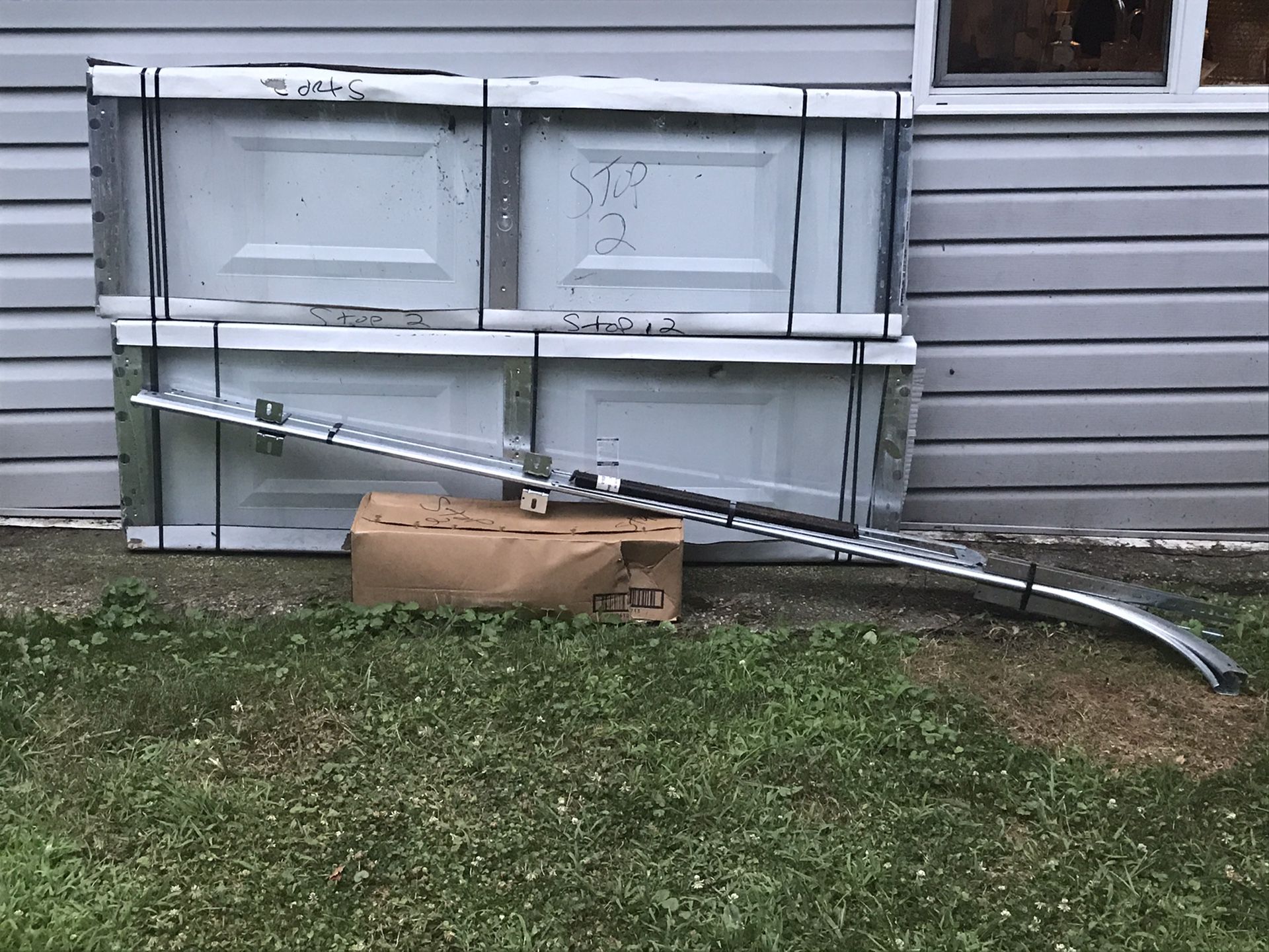 2 garage doors