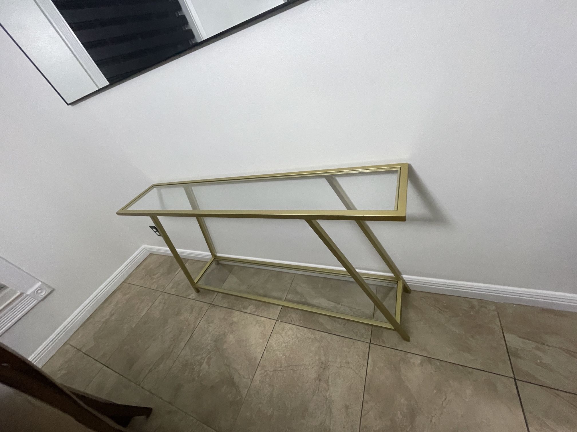 Long Console& Wall Decor