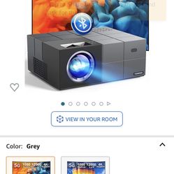Projector 1080 P with screen
