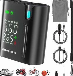 Upbeatplus Portable Digital Tire Inflator Pump