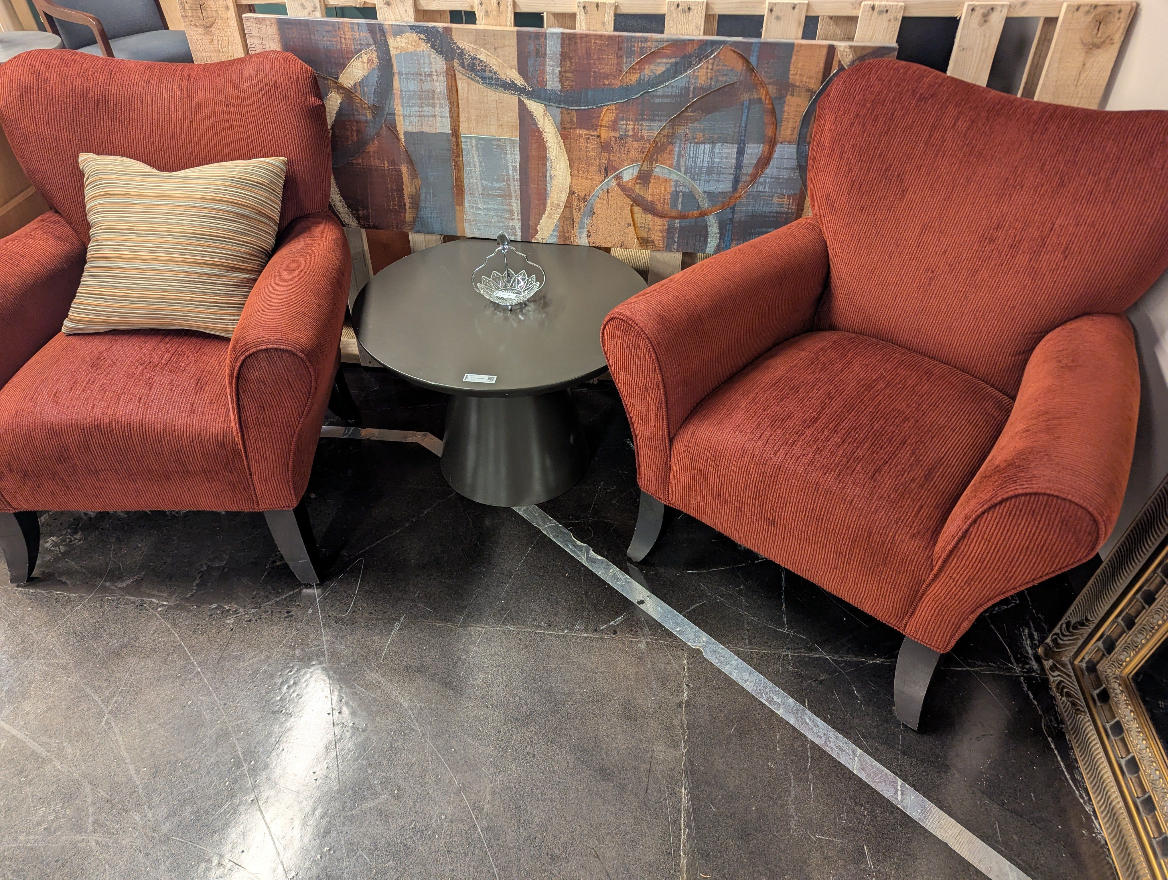 Rust Bucket Style Armchair
