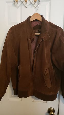 Mens brown suede jacket