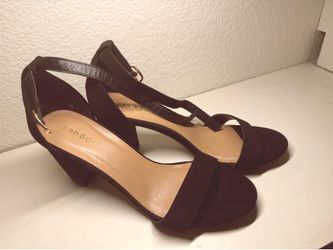 Bamboo black heels