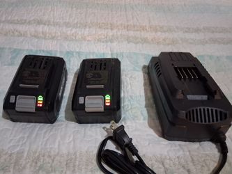 2 × MXV 24V Battery and charger..