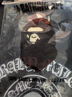 Bape x chrome hearts collab size L