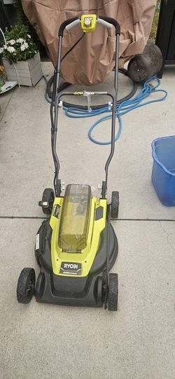 Never Used Ryobi Electric Lawn Mower.  - Needs Battery