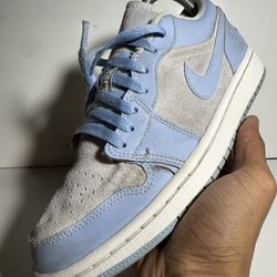 Air Jordan 1 Low “Football Grey Aluminum” WMNS Size 8