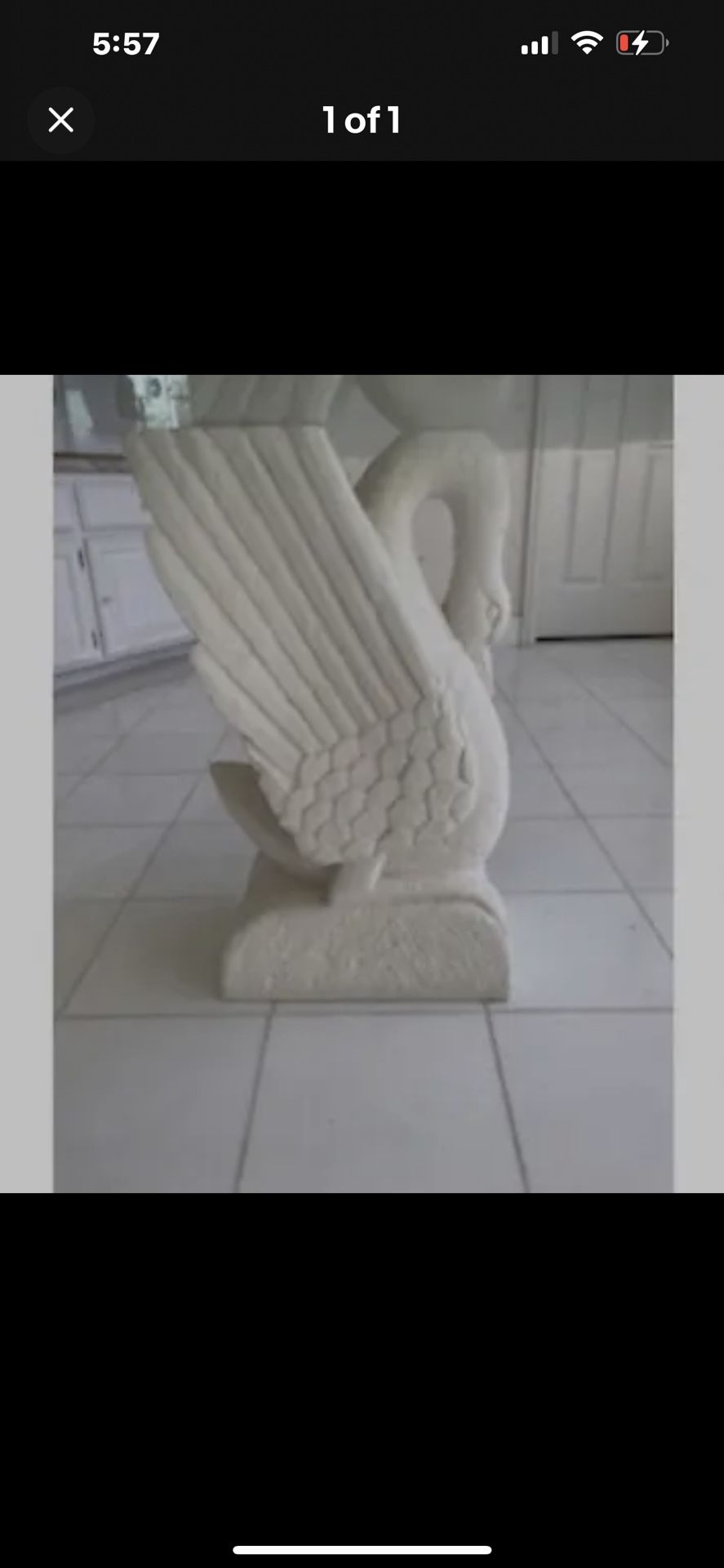 SWAN TABLE BASE SCULPTURE