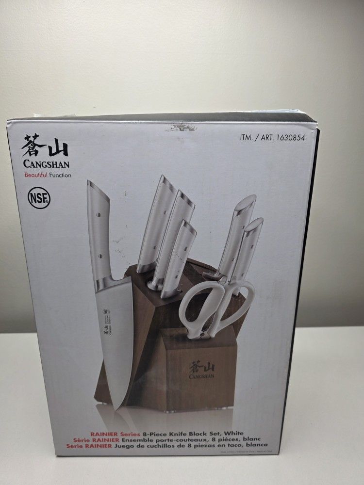 Cangshan Rainier Series 8-Piece Knife Block Set
