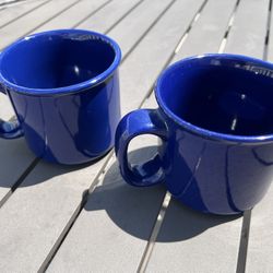 3.5” Blue Mugs (2)