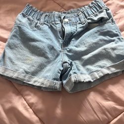 Girl Jean Short Shorts