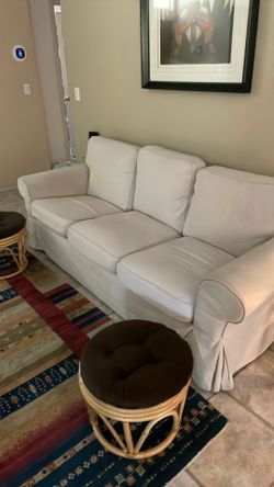 Couch with ottomans