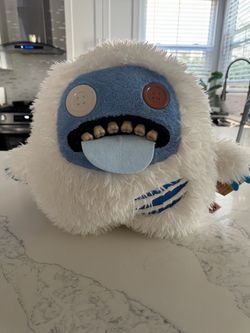 Fuggler Chunky Fuggs 15" Snowman Monster Squishy Plush Funny Tooth Ugly Cute NEW