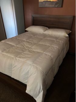 Full Size Bed- Mattress/Steel Box Spring