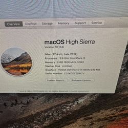 Imac 27 Inch.
