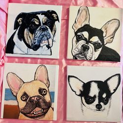 Pets Portraits Paintings 🐾 🖼️ Handmade