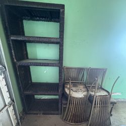 Shelf And Chairs